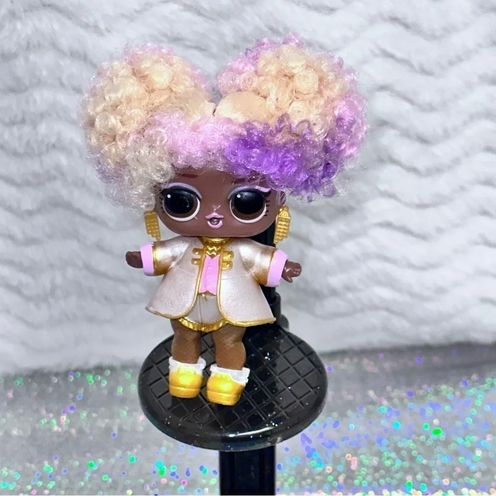 L.O.L. SURPRISE! Hairvibes Series Supa Star Doll/Wigs/Bow/Bottle/Outfit/Comb